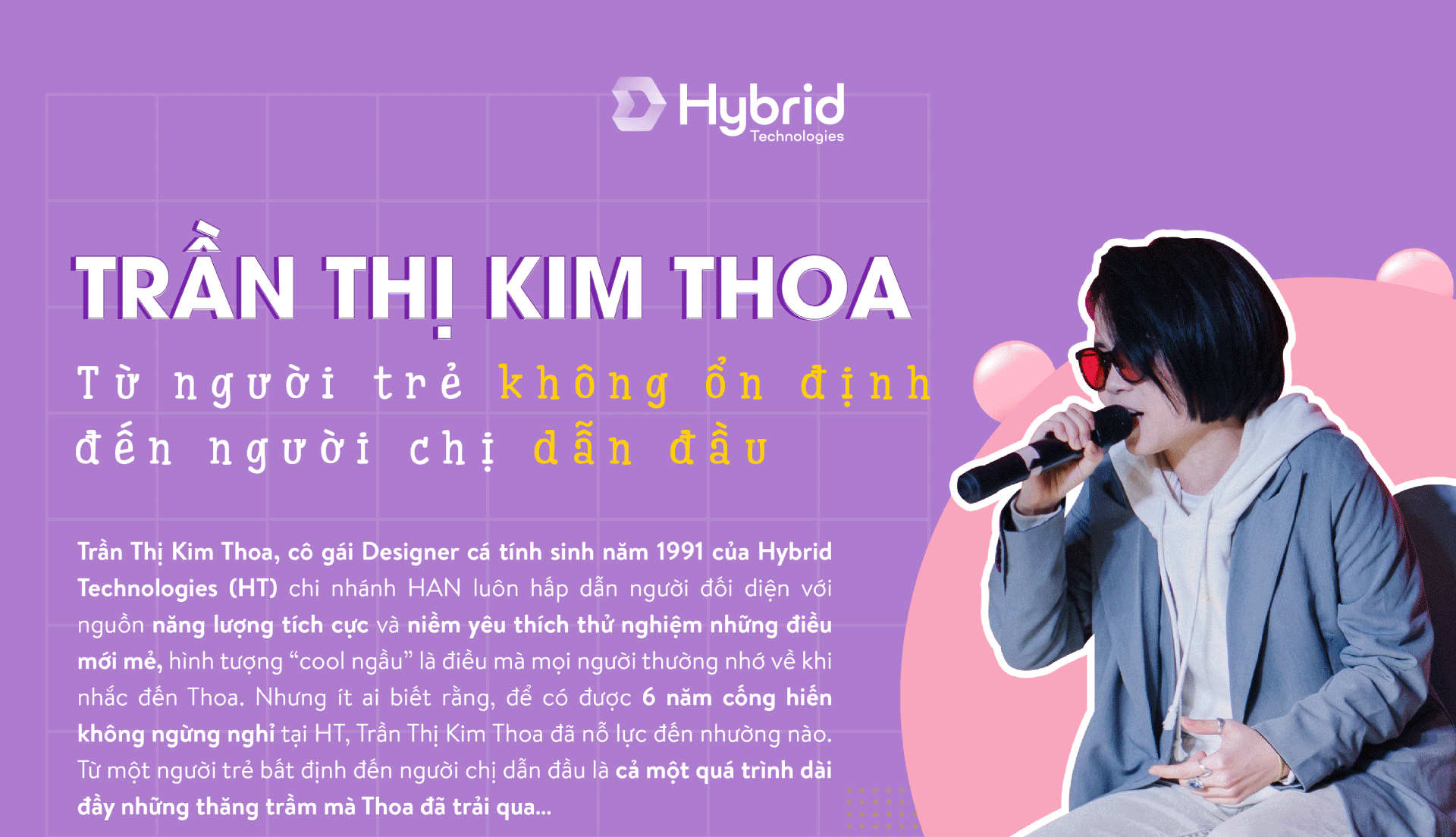 TRẦN THỊ KIM THOA - TỪ NGƯỜI TRẺ KHÔNG ỔN ĐỊNH ĐẾN NGƯỜI CHỊ DẪN ĐẦU