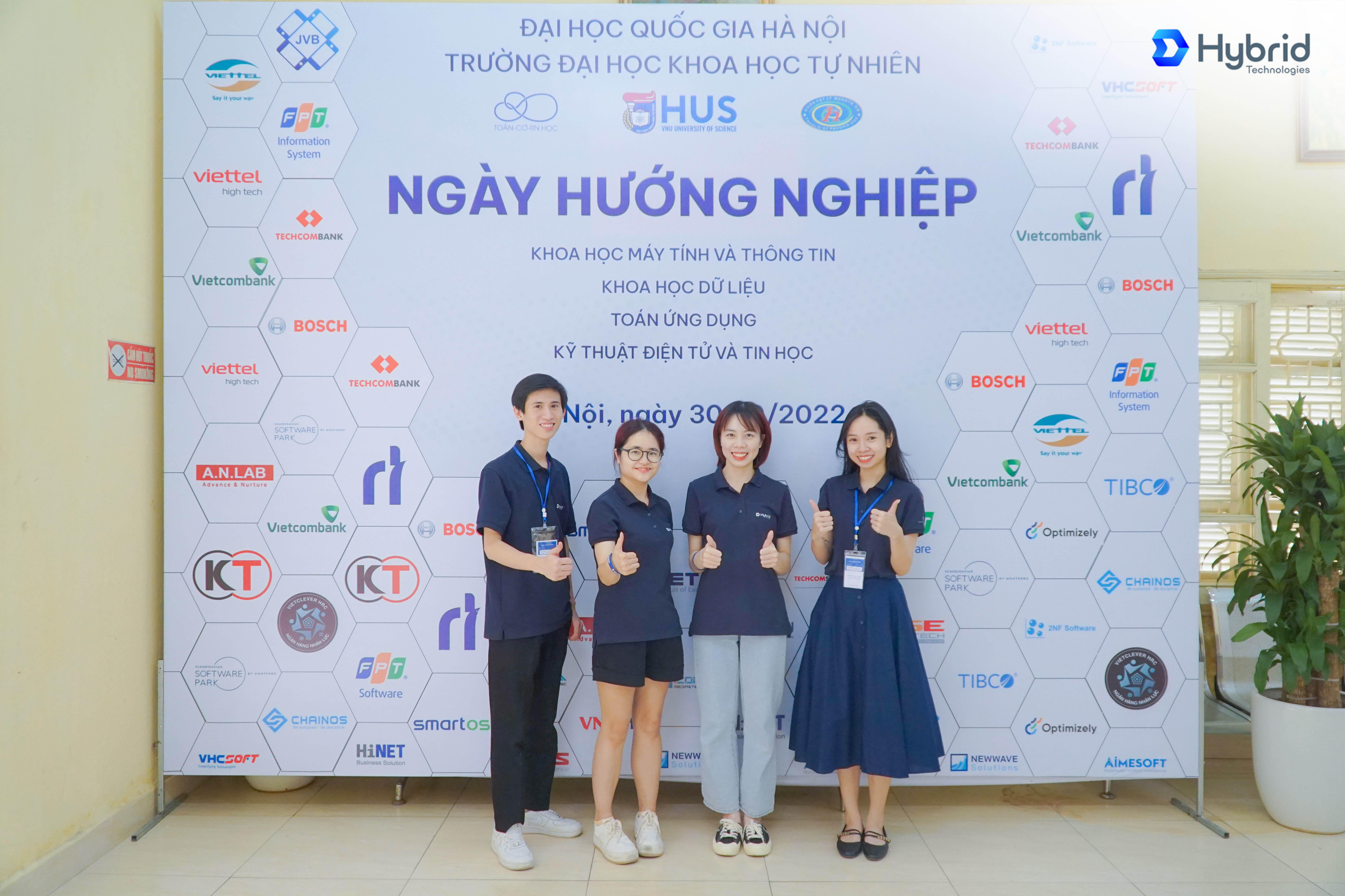 HYBRID TECHNOLOGIES THAM GIA NGÀY HƯỚNG NGHIỆP - TRƯỜNG ĐẠI HỌC KHOA HỌC TỰ NHIÊN HÀ NỘI