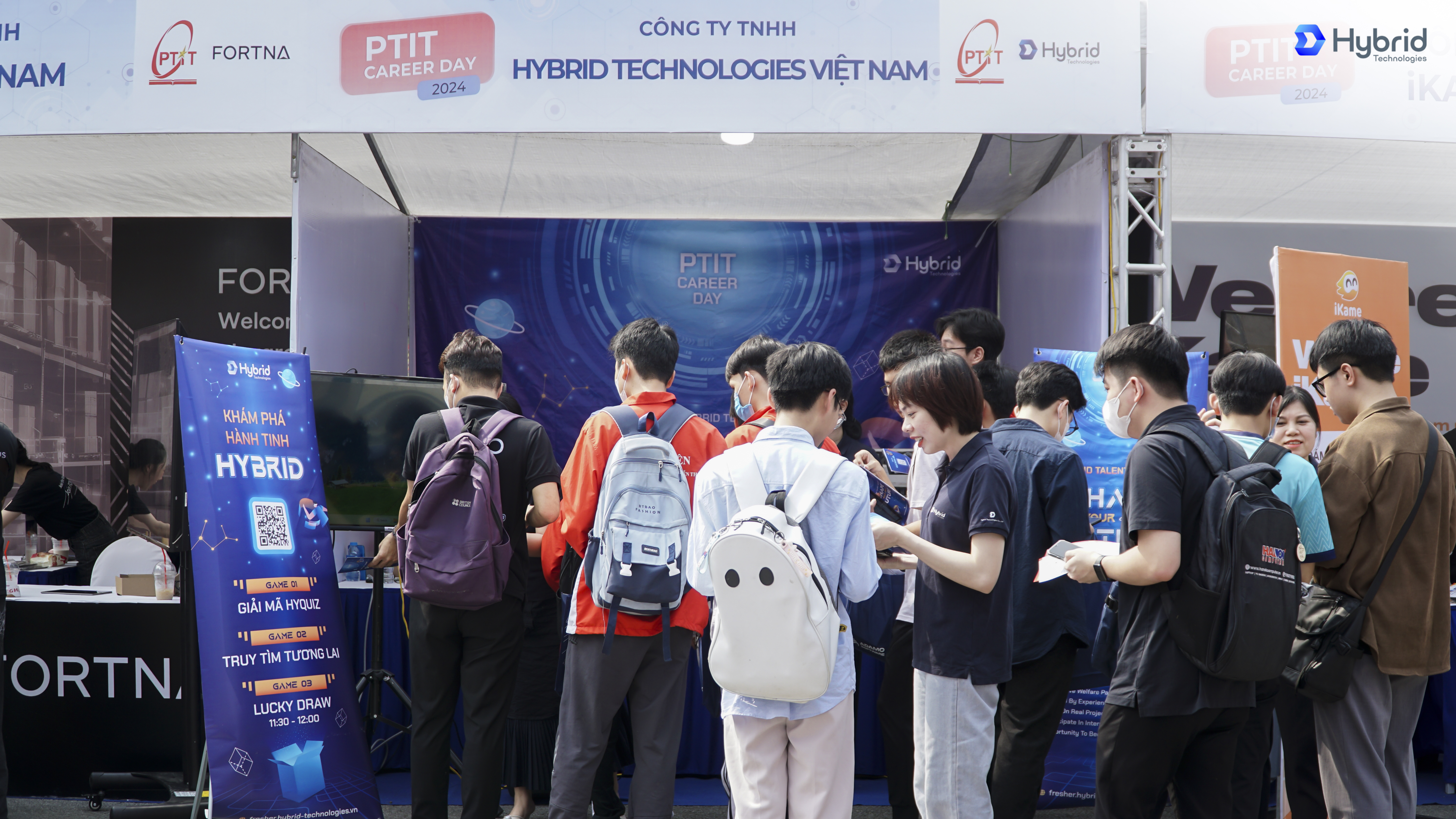HYBRID TECHNOLOGIES THAM GIA NGÀY HỘI TUYỂN DỤNG TẠI HỌC VIỆN CÔNG NGHỆ BƯU CHÍNH VIỄN THÔNG, HÀ NỘI
